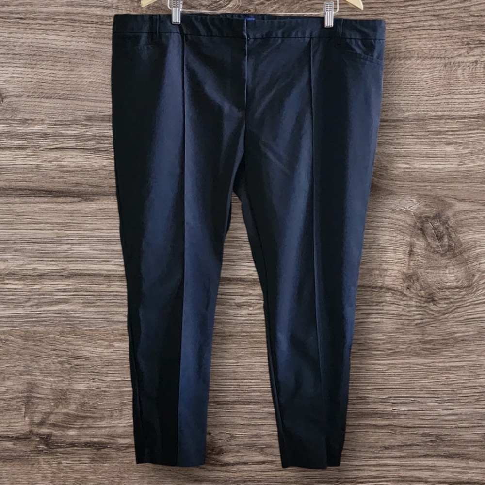 Reitmans plus black pleated dress pant, business, office, plus size 22